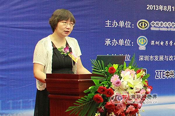 中国电子学会物联网专家委员会王新霞女士