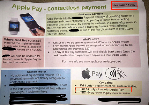 Apple Pay下周进军英国 中国已在计划中