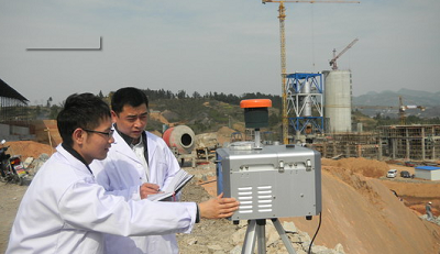 陕西省工程安装“天眼” 登临监测工程环保情况