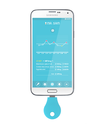 新式NFC智能盐勺亮相 查看手机控制每天食盐摄入量