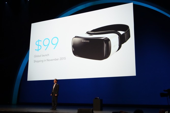 三星与Oculus发布新款Gear VR头戴设备 售价99美元